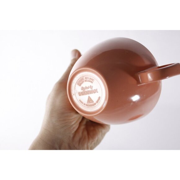 Vintage MELMAC Rainboware Melamine pink coffee cups (2) - Picture 5 of 5